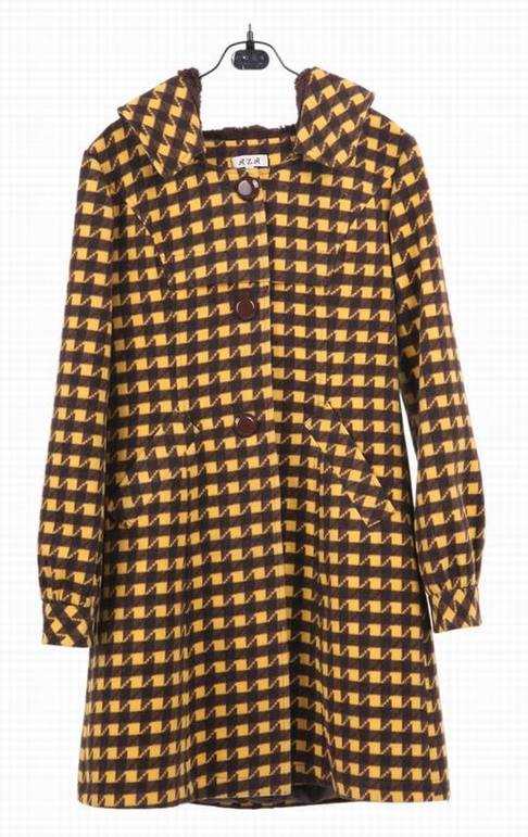 AZA奥佐娅 09冬装新品 格子连帽女式大衣WM2838 - den637911 - Alinmna