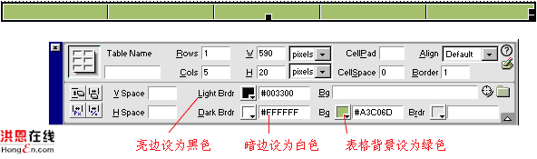 在属性面板上设置立体效果