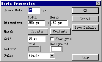 电影属性对话框