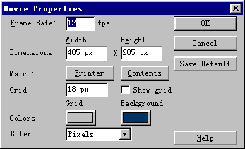 电影属性对话框