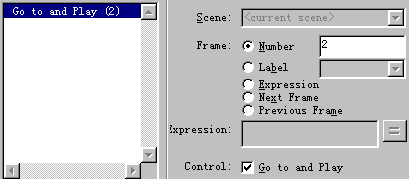 第三个帧的Actions
