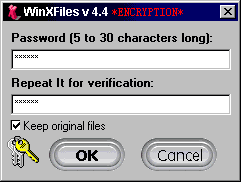 “ENCRYPTION”窗口
