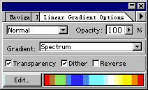 Linear Gradient Options