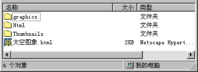 在目标目录里创建的目录与文件