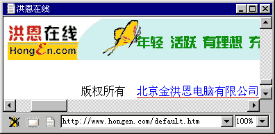 在窗口下方输入网址