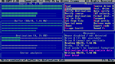 将光标移动到“White”上回车,开始拷贝
