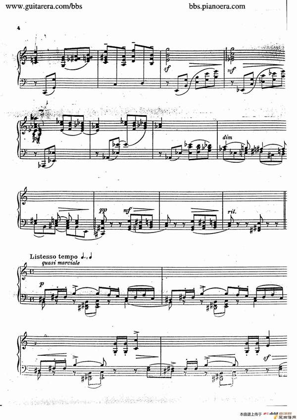 ١Etude in C Major For The Left Hand Op.32