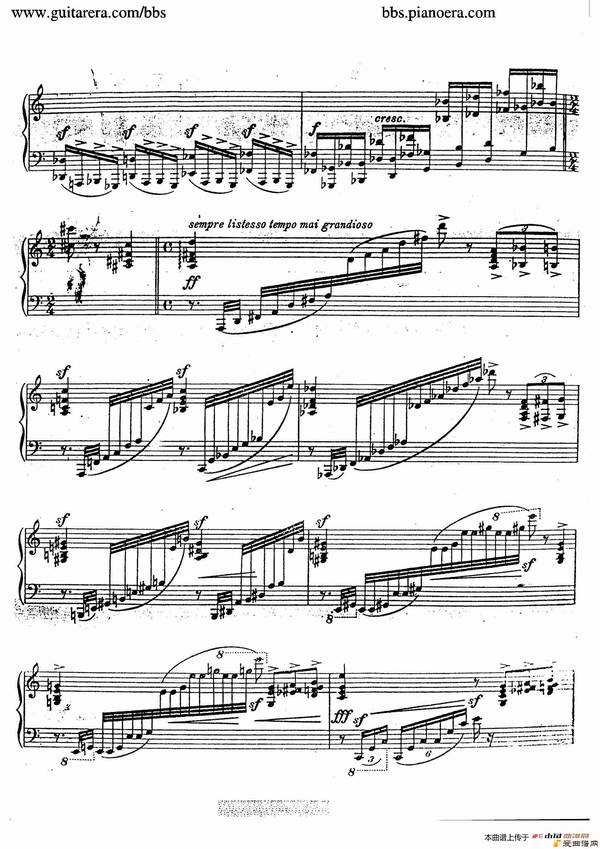 ١Etude in C Major For The Left Hand Op.32