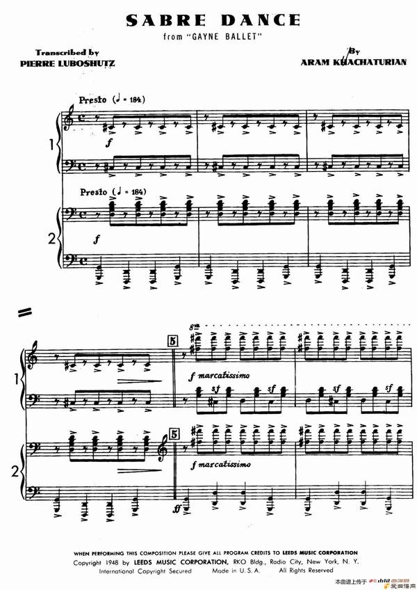 ���١�Sabre Dance��