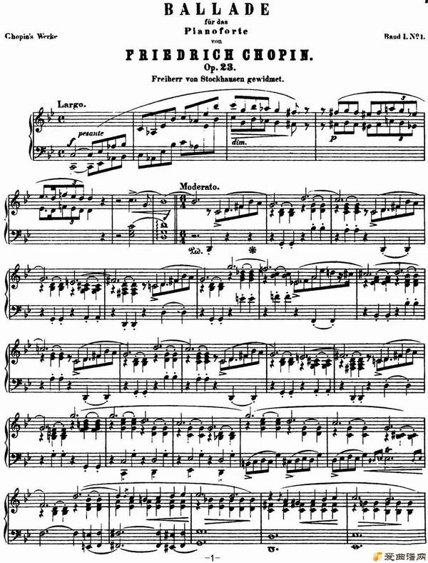 ���١�Ф�� ������1 gС�� Chopin Ballade No.1 Op.23��