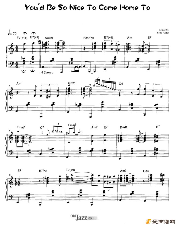 ���١�You'd Be So Nice To Come Home To��