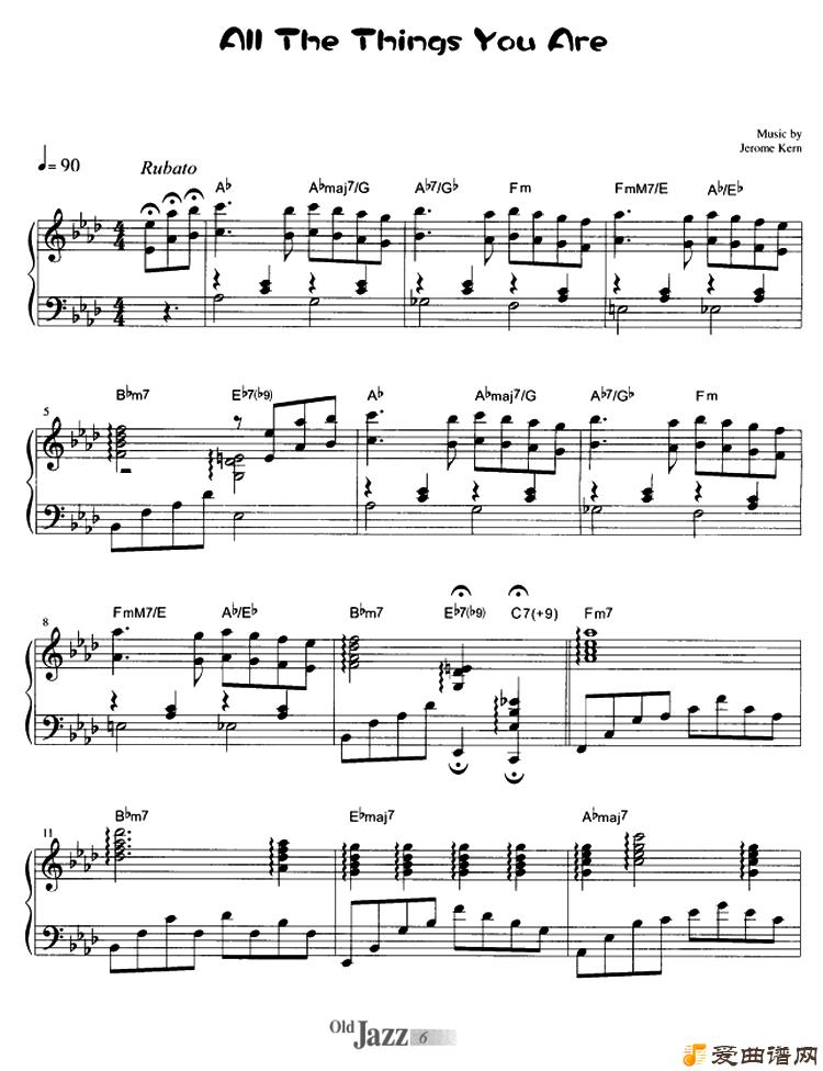 ���١�All The Things You Are��