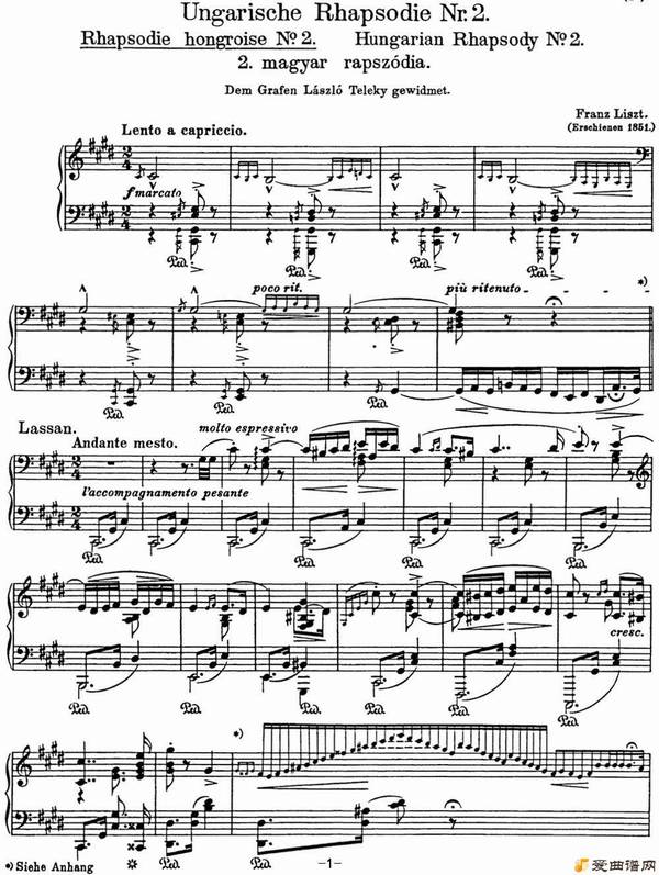 ١˹  Hungarian Rhapsodies S.244 No.