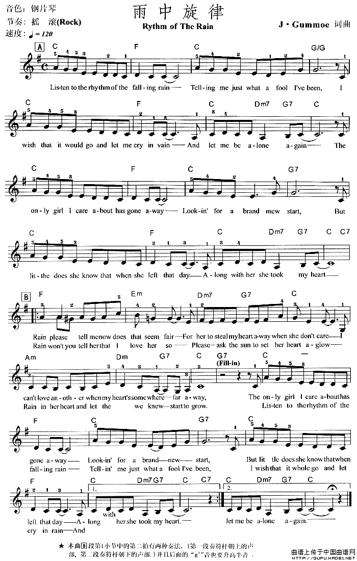 �����١��������� Rythm Of The Rain��