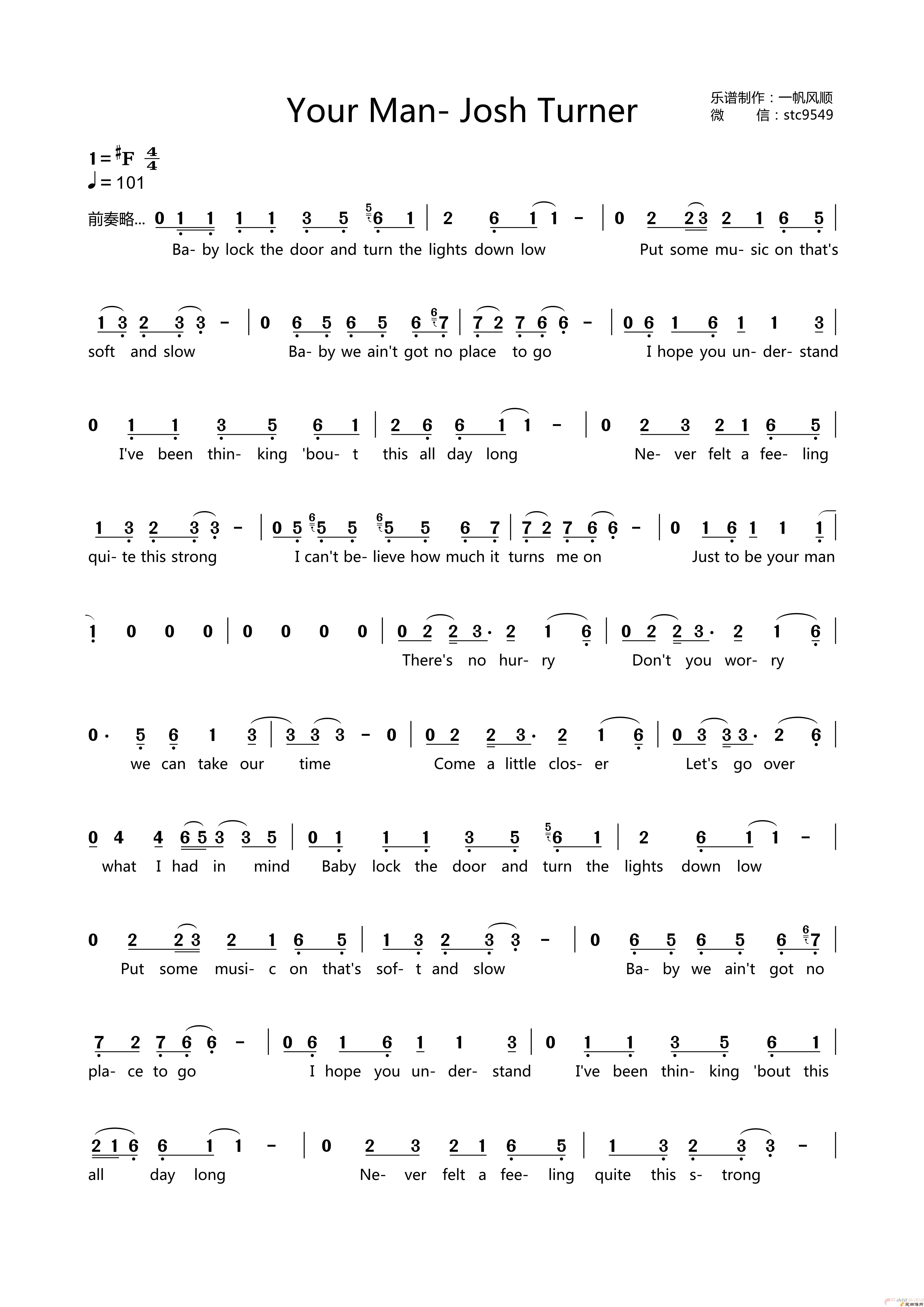 Your Man- Josh Turner