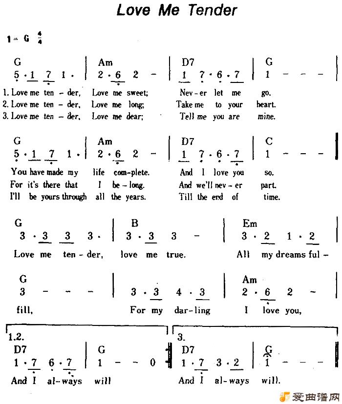 �����[��]Love Me Tender��