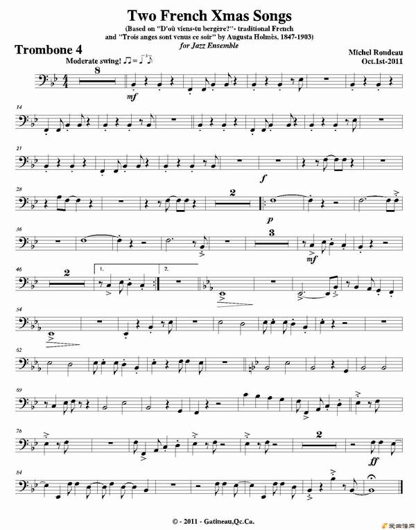 ͭܡTwo French Xmas Songs