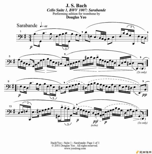 ͭܡDouglas Yeo - Sarabande