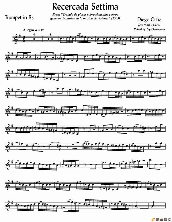 ͭܡRecercada Settima 