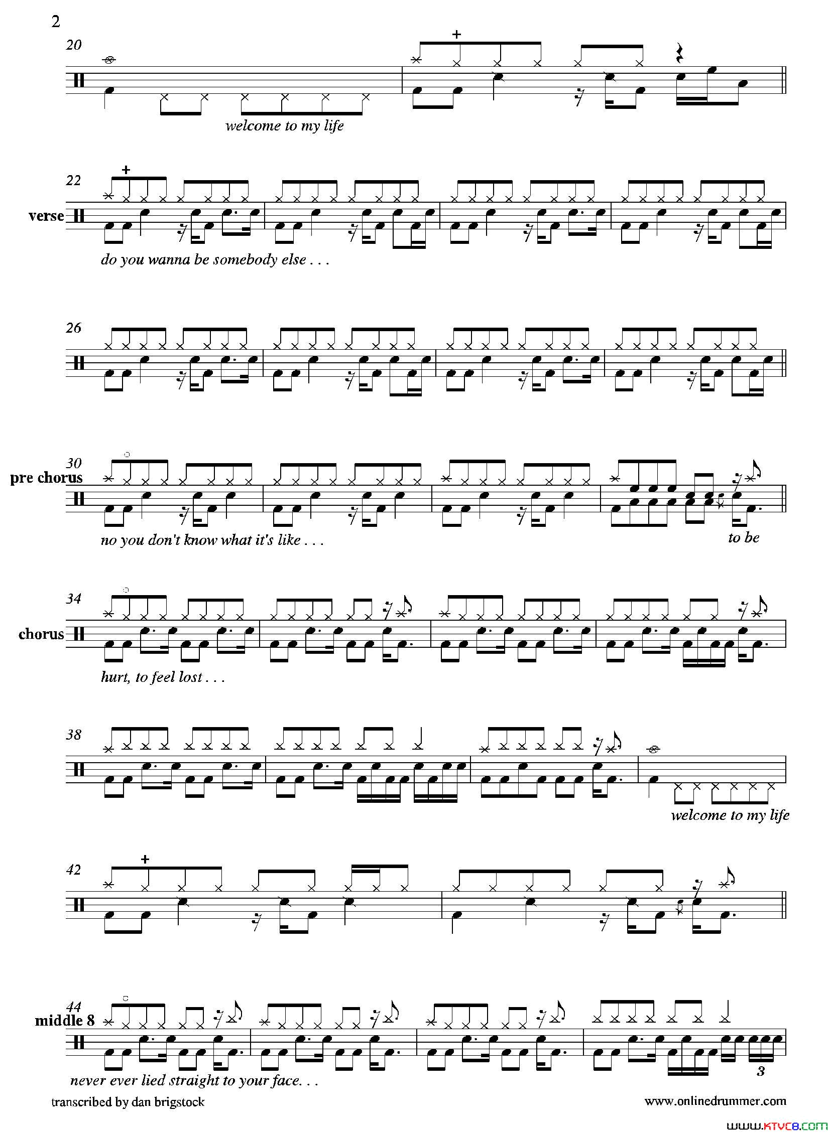 WelcomeToMyLife(Welcome To My Life)