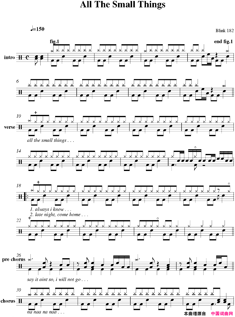 ʿףBlink182-Allthesmallthings