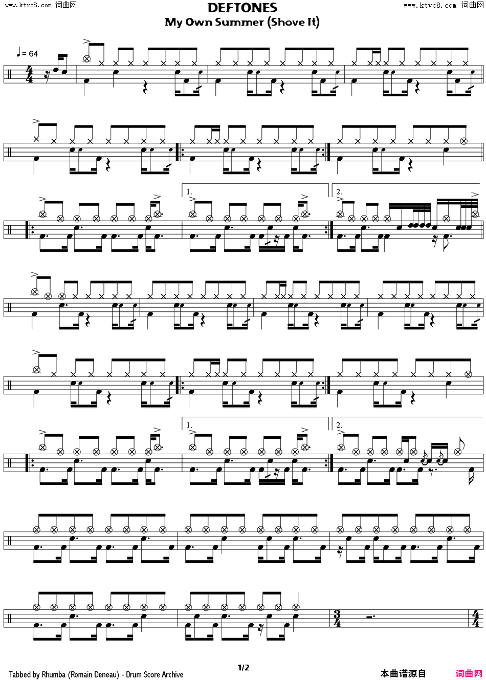 Deftones-Myownsummer(��ʿ����)