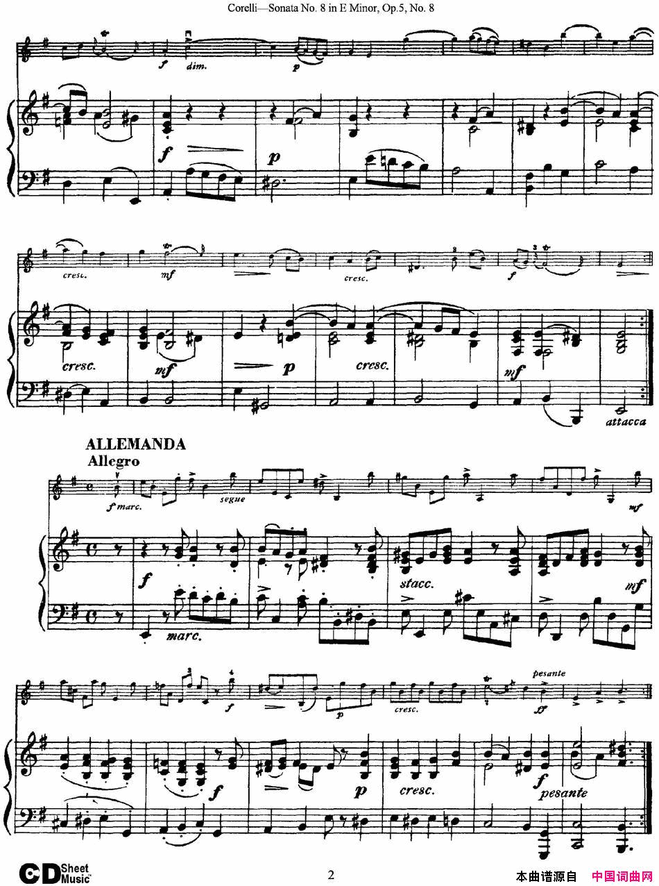 ٣SonataNo8inEMinorOp5No8С+ٰ