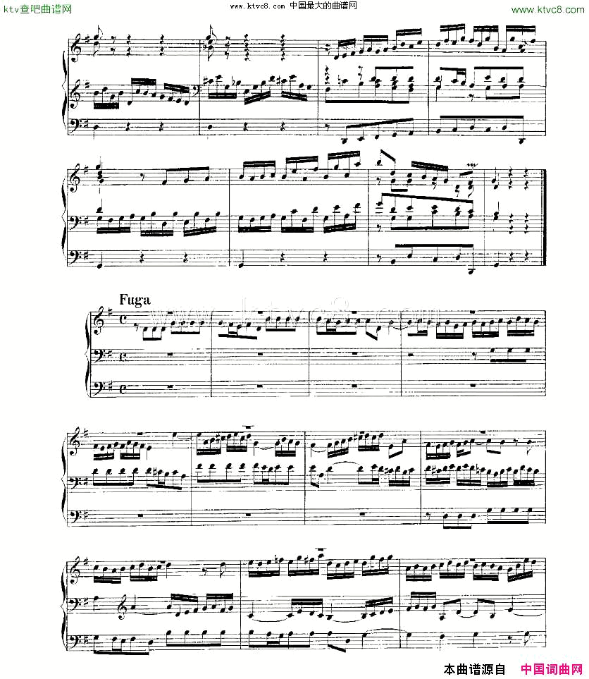 PreludeandFugueinGMajor--BWV541ܷ