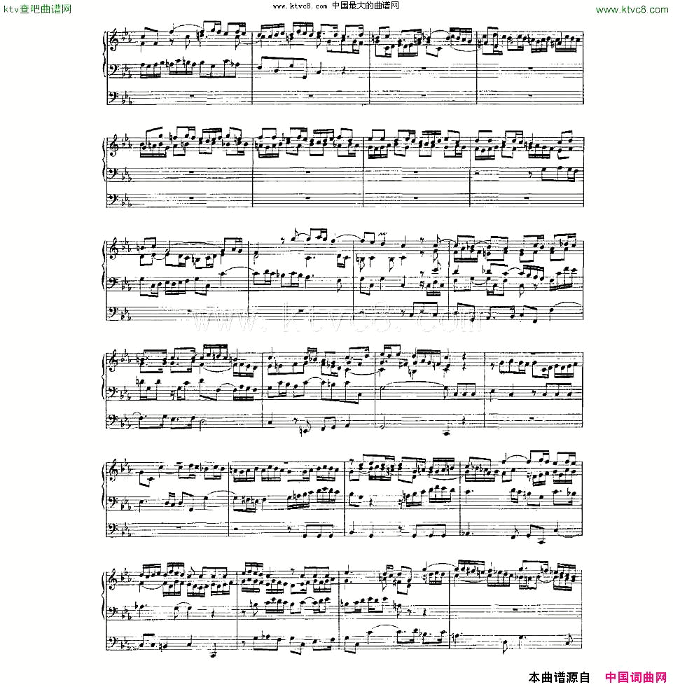 FugueinCMinoronaThemeofLegrenzi:Variant--BWV574aܷ