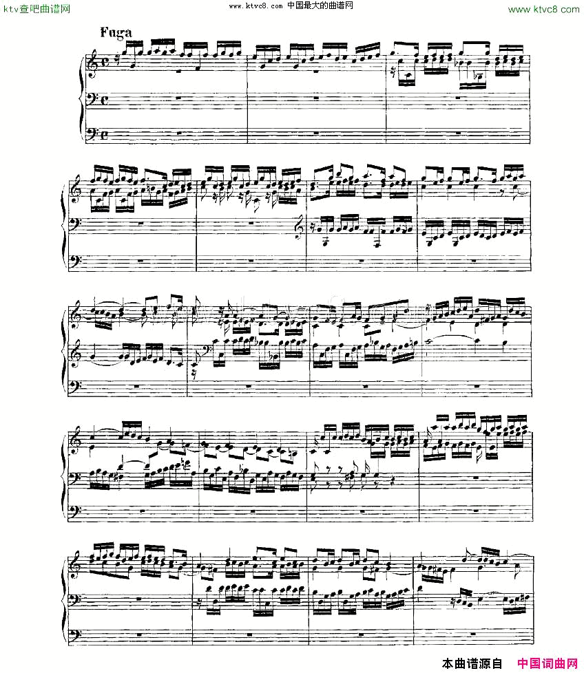 PreludeandFugueinCMajor--BWV531ܷ