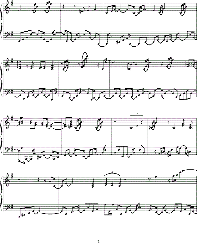 Autumn Leaves钢琴谱