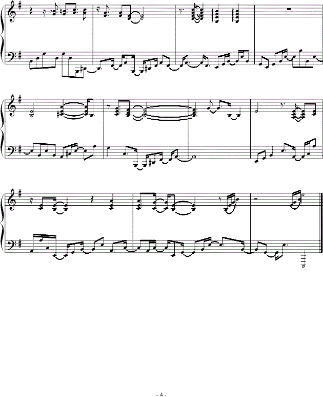 Autumn Leaves钢琴谱