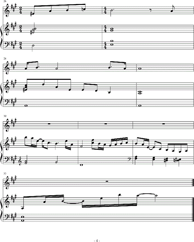 Amanda McBroom The Rose钢琴谱