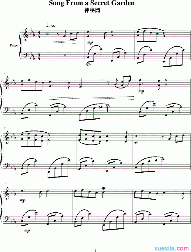 Song From A Secret Garden