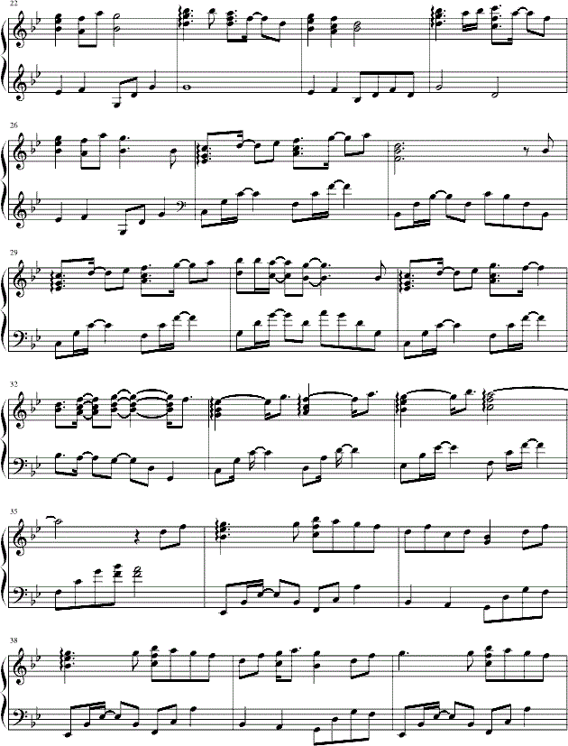 梦的点滴钢琴谱