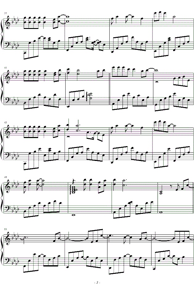 香水有毒钢琴谱