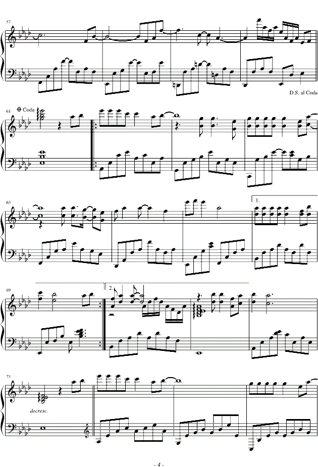 香水有毒钢琴谱