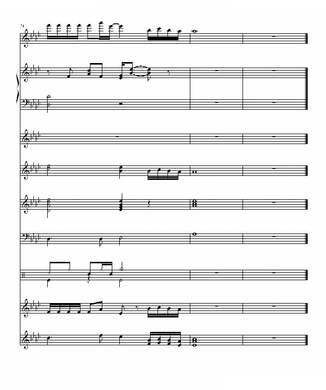 只要你过得比我好钢琴谱