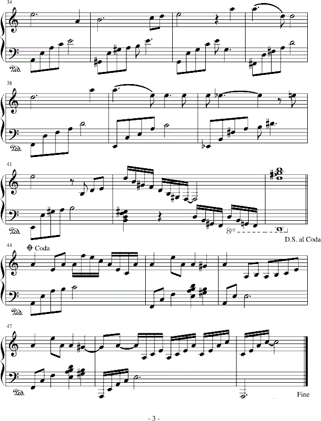 希望你幸福钢琴谱