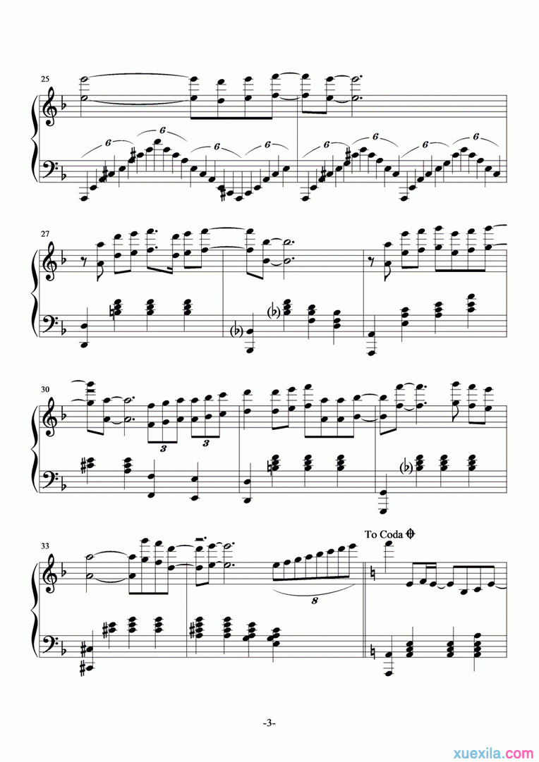 沙宝亮暗香钢琴谱