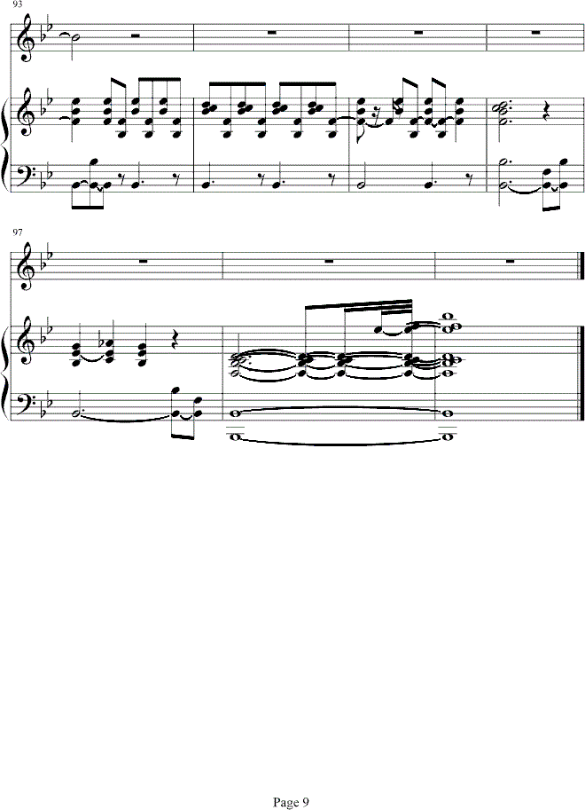 王力宏流泪手心钢琴谱