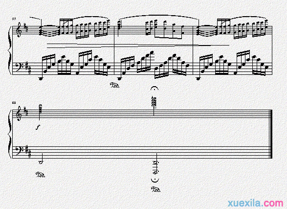 莎拉布莱曼告别时刻钢琴谱