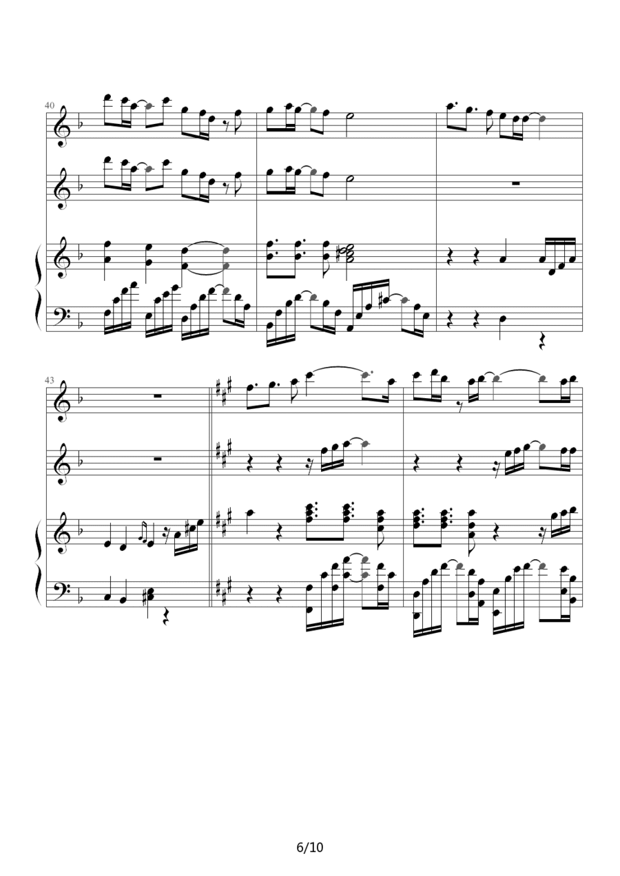 Sarah Connor Just One Last Dance钢琴谱