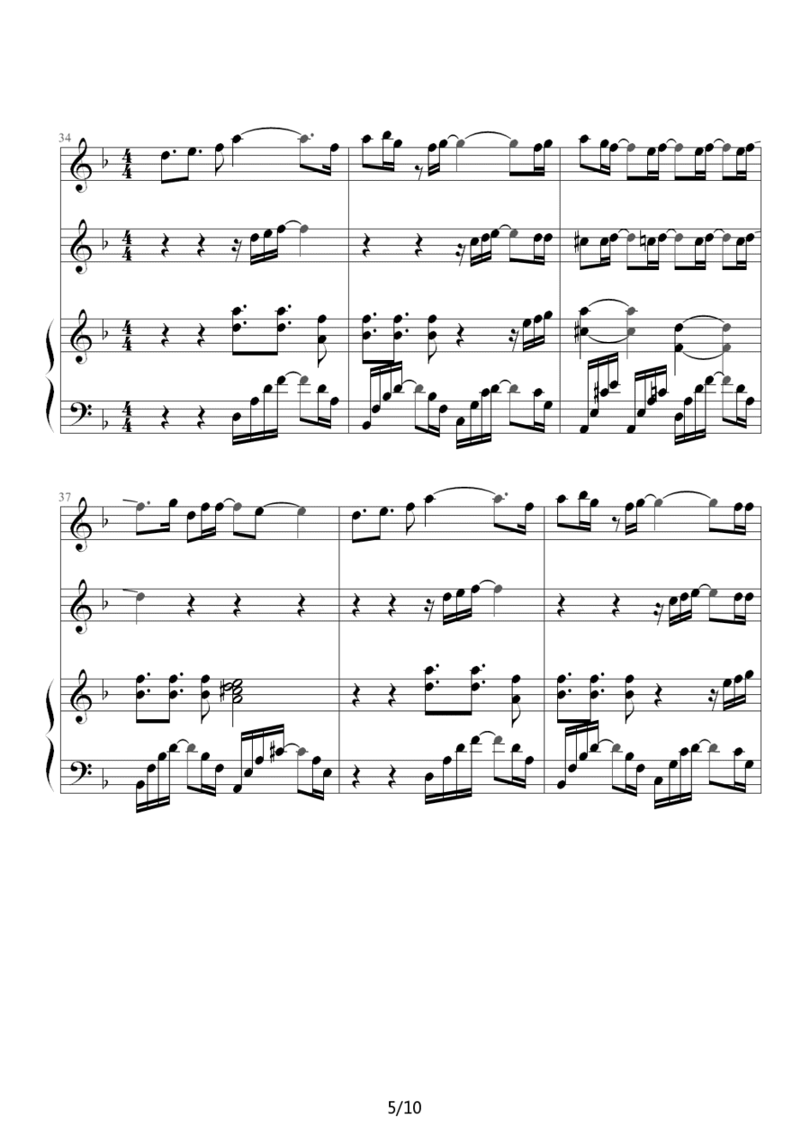 Sarah Connor Just One Last Dance钢琴谱