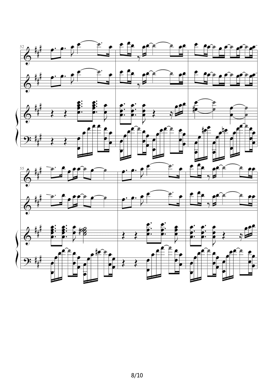 Sarah Connor Just One Last Dance钢琴谱