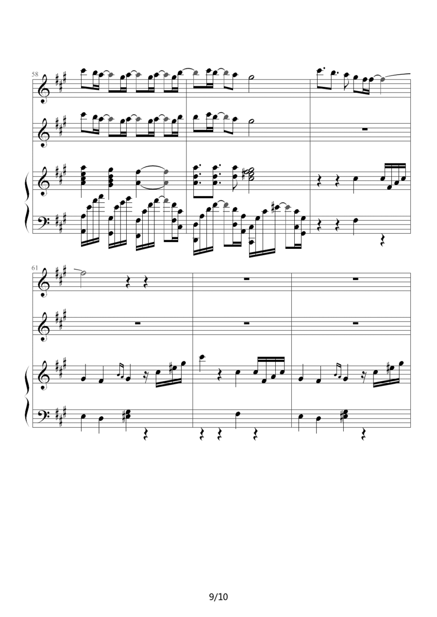 Sarah Connor Just One Last Dance钢琴谱