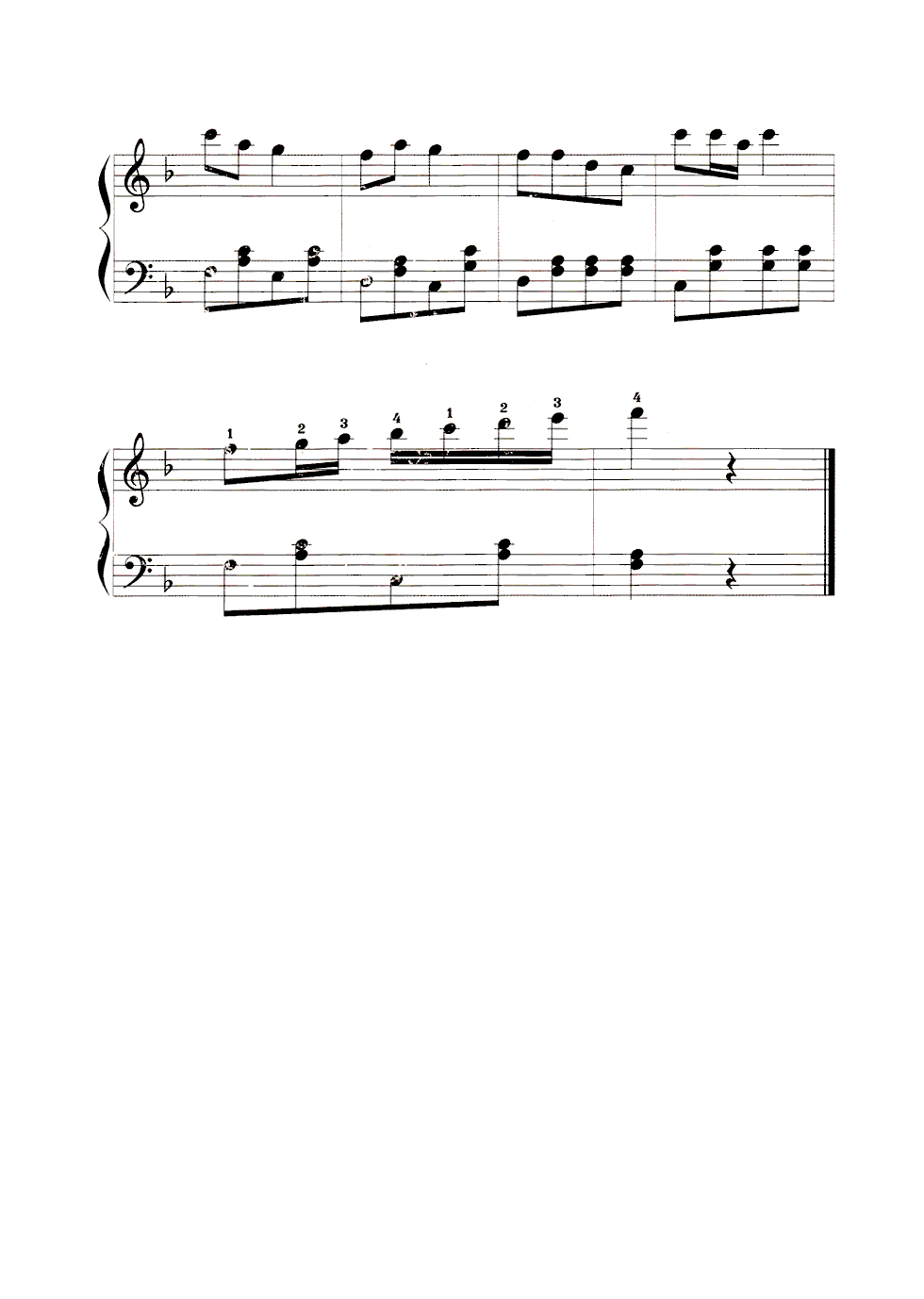 快乐的节日钢琴谱