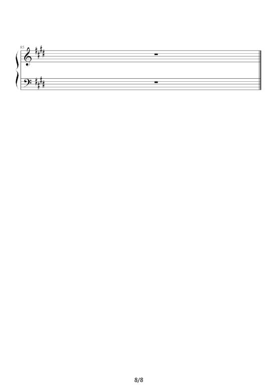 克罗地亚狂想曲钢琴谱