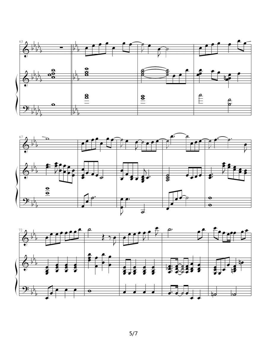 中岛美嘉樱花纷飞时钢琴谱