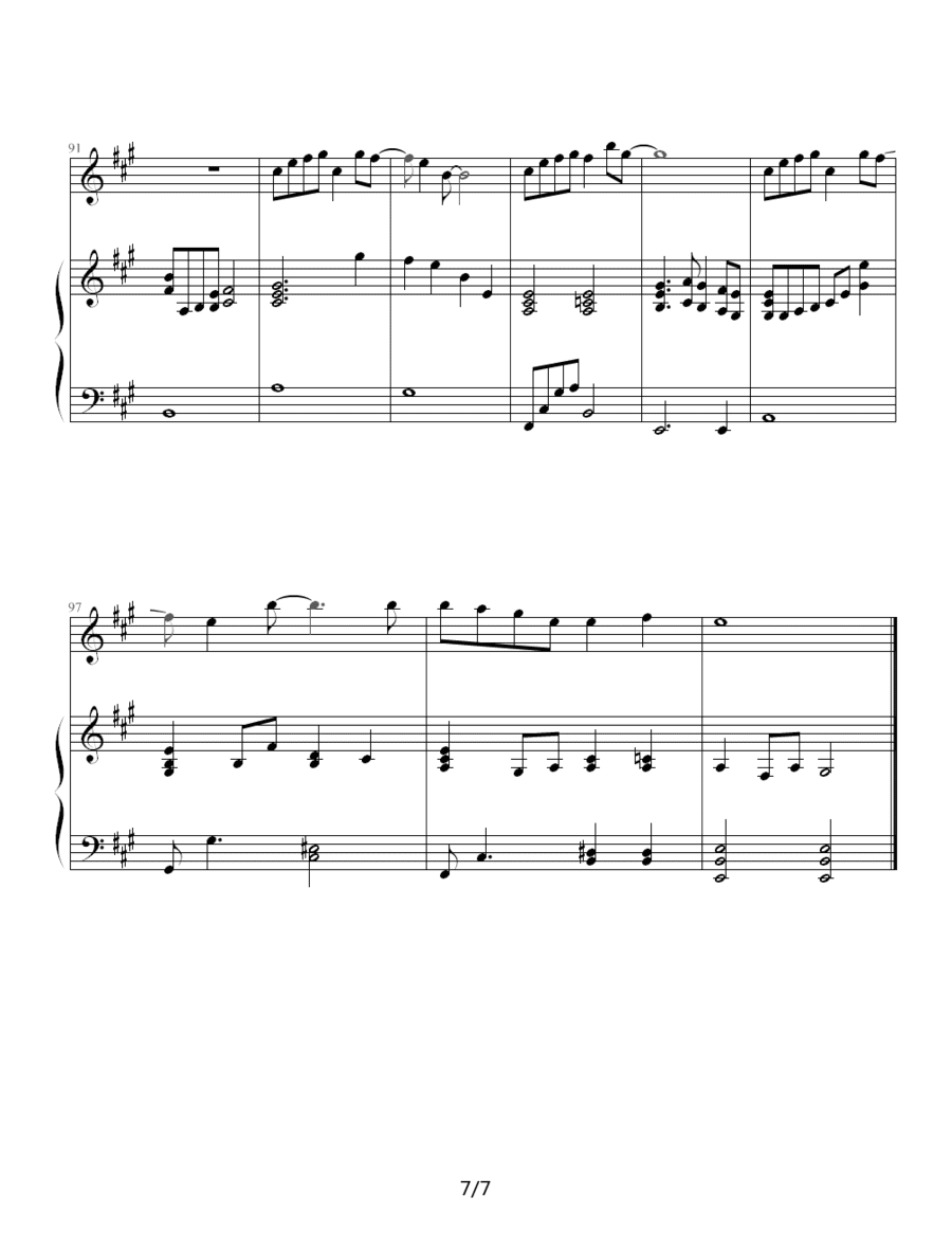 中岛美嘉樱花纷飞时钢琴谱